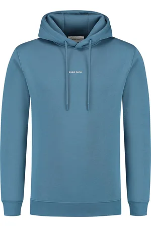 Pure Path Trui Hoodie 25010303 42 Mid Blue Mannen