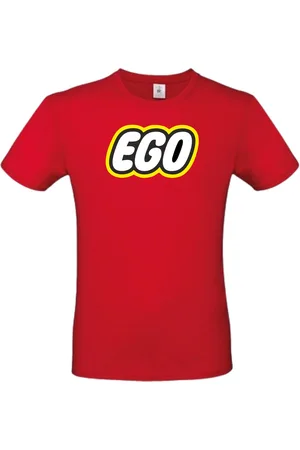 B and C T- shirt met opdruk EGO maat L( grappige Lego tekst zonder L)