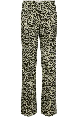 Freequent Jeans Fqisadora Pants 206017 Deep Lichen Green W Black Dames