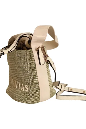 Hispanitas Bolsos-V25 raffia buidel tas , ST