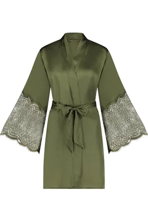 Hunkemöller Dames Nachtmode Kimono Satin - - maat XS/S