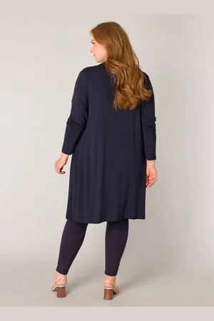 Base Level CURVY Ayla Long Vest - - maat 4(54/56)