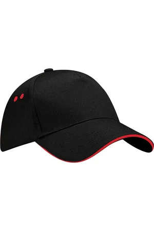 Beechfield Unisex Ultimate 5 Panel Contrast Baseball Cap met Sandwich Peak / Hoofddeksel