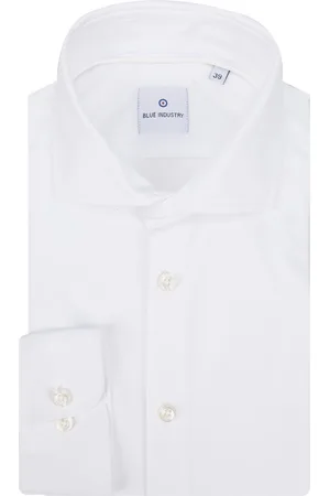 Blue Industry Overhemd Lounge jersey shirt WHITE (2191.22 - WHITE)