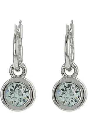 Biba Hang Oorbellen met Swarovski Steentje Lt. Azore