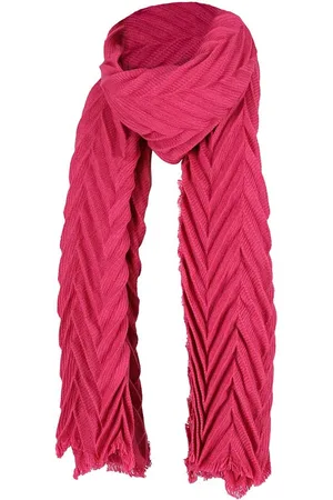 sarlini Langwerpige Woven Plisse Sjaal