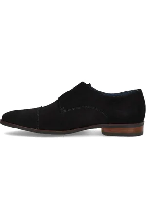Berkelmans Nette veterschoenen | Nederlands merk | Model Monaco Navy suede | maat 40