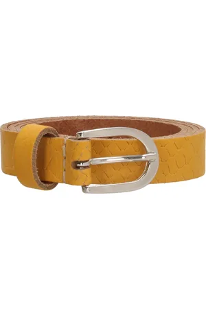 Old West Riem 2 cm Okergeel Croco |
