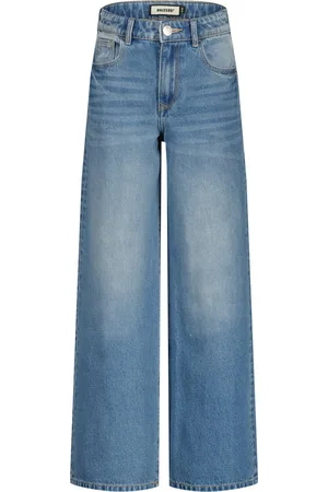 Raizzed Wide leg regular waist jeans Monaco - medium blue denim - maat 128