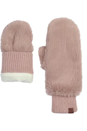 BICKLEY AND MITCHELL Super Soft Faux-Fur Mittens with Fleece Lining