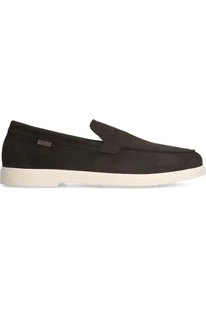 Manfield Heren - Bruine suède loafers