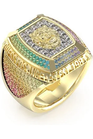 Guess JUMR05034JWYGMC64 - Ring - Heren - Lion King - Ringmaat 64