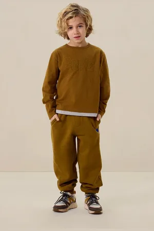 Sissy-Boy Donkergroene sweatpants met embroidery