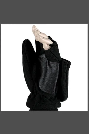 Merkloos Fleece Jagers Handschoenen S/M |
