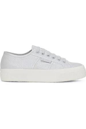 Superga 2740 Platform Pearl Matte Canvas