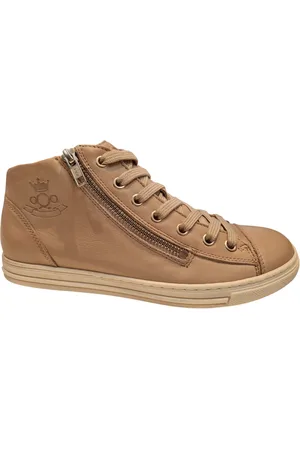 Aqa Halfhoge Taupe Dames Sneakers - Taupe - 40