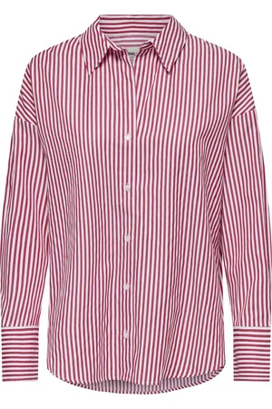 ONLY Blouse Onloregon Solo Shirt Wvn 15314330 Bright White/american Beauty Dames
