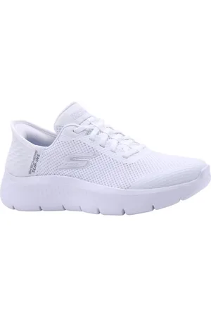 Skechers Instapper Hands-Free Slip-Ins Go Walk Flex 124836/WHT Machine Washable