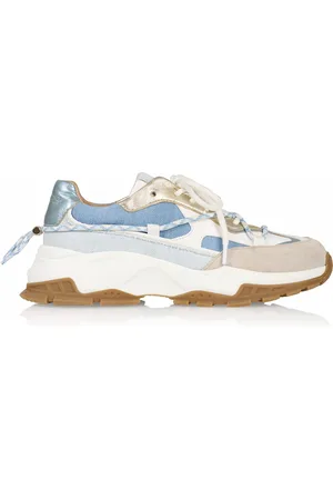 DWRS Dames Sneakers Bonney Denim Champagne/jeans