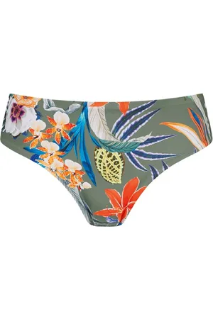 Amoena Krabi Bikini Slip Reversible Krabi Panty Rever C0607 C0607 - olive/multi - maat 40