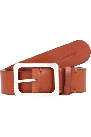 Marc O’ Polo Leren Riem Erica Belt W90 Bruine