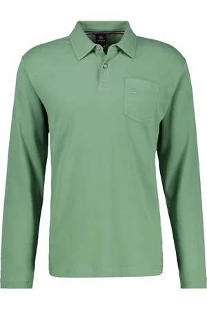 Lerros Heren Polo - 2524243 - 612 Sage Green