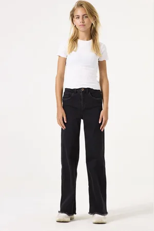 Garcia Annemay Meisjes Wide Fit Jeans Zwart
