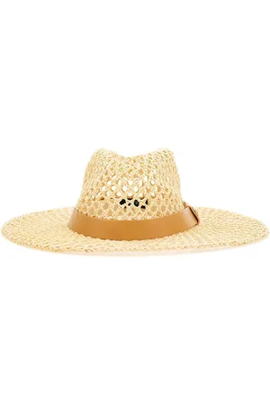 Guess Geweven Strohoed Dames Fedora - Naturel