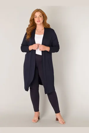 Base Level CURVY Ayla Long Vest - - maat X-0(44)