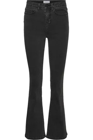 Noisy May NMSALLIE HW FLARE JEANS VI069DG NOOS Dames Jeans
