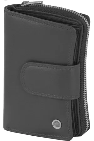 Greenburry Sponsachtig portefeuille leer 8,5 cm