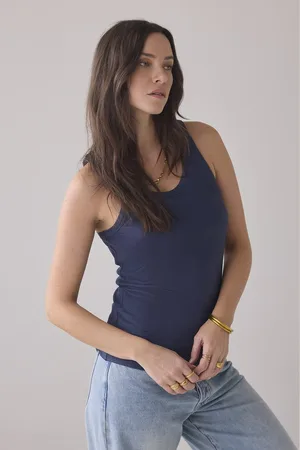 Summum Woman Lisbon-5138 Rib tanktop cotton rib (3s4873)