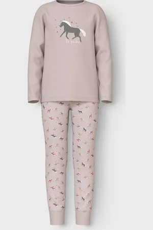 NAME IT Kinder-meisjes pyjama katoen - Corsage Horse - 128