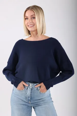 NUKUS Batwing Pullover Plain Truien & vesten Dames - Sweater - Hoodie - Vest-