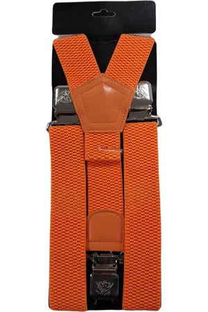 Lederriemen Bretels | Kleur: | Bretels Heren Volwassenen | Stevige Clips | Sterke Clips | Brede Clips | One Size Fits All | Felle Kleur | Carnaval | Verkleedspullen