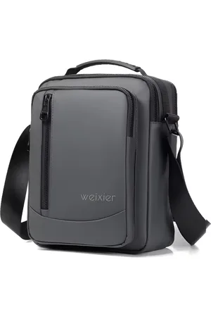 Merkloos WoYoW® - Heren Schoudertas - Waterdicht Crossbody Tas - Grote Capaciteit - Business Messenger Bag - Handtas - PU Leer