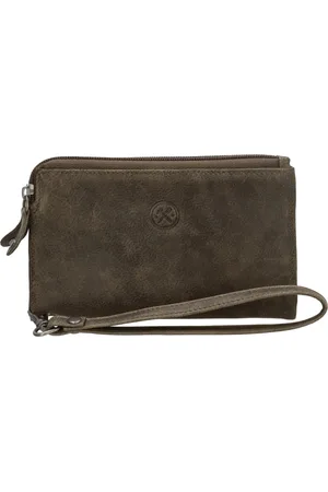 Old West Paint Rock Leren Portemonnee / Clutch RFID