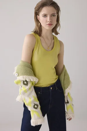 Summum Woman 3s4873-5138 Rib tanktop cotton rib