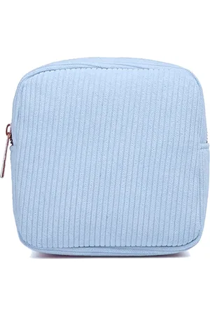 Fashion Favorite Corduroy Mini Make-up Tas - | 14 x 14 x 5 cm | Toilettas / Maandverband Etui |