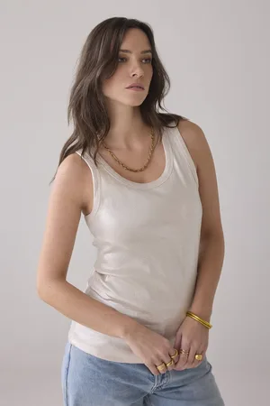 Summum Woman Lisbon-5138 Rib tanktop cotton rib (3s4873)