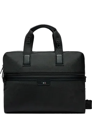 HUGO BOSS Business tas Laptoptas met laptopvak Ray N Document Case Zwart