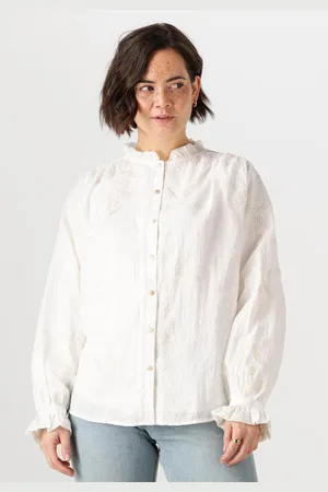 NUKUS Jenna Blouse Embroidery Blouses Dames -