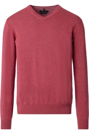 Casa Moda Pullover V-Hals Fresh Brick