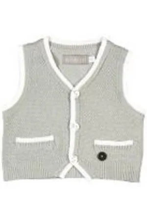 Boboli Baby jongens gilet - gebreide - - maat 80