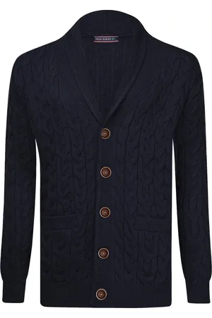 Felix Hardy Gebreide Cardigan - Vest Heren - M