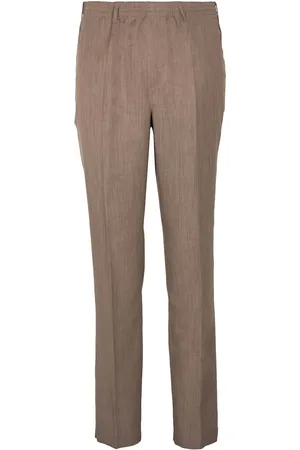 Merkloos Comfort broek elastische band pantalon