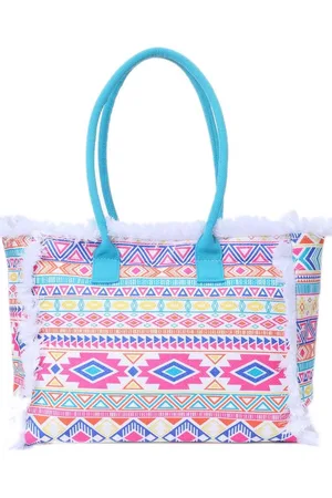Merkloos Dames Tas Katoen - Dames Handtassen - Shopper