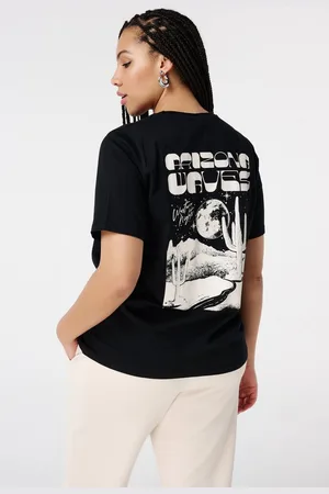 MS Mode T-shirt T-shirt met tekst