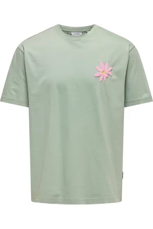 Only & Sons JUNIOR OSJFLORA COL PRINT RLX SS TEE Jongens T-shirt - Flora Col