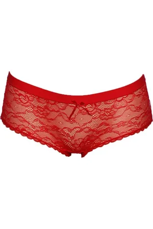 J&C JackyCeline Dames microfiber hipster met kant - XL